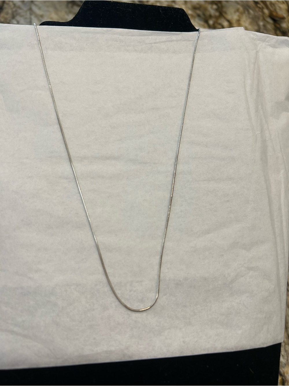 Sterling Silver Snake Chain Necklace - Silver 925